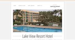 Desktop Screenshot of lakeviewresorthotel.com